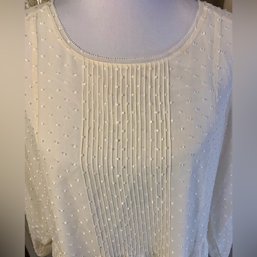 Madewell Swiss dot silk dress woman’s size medium - Picture 6 of 9